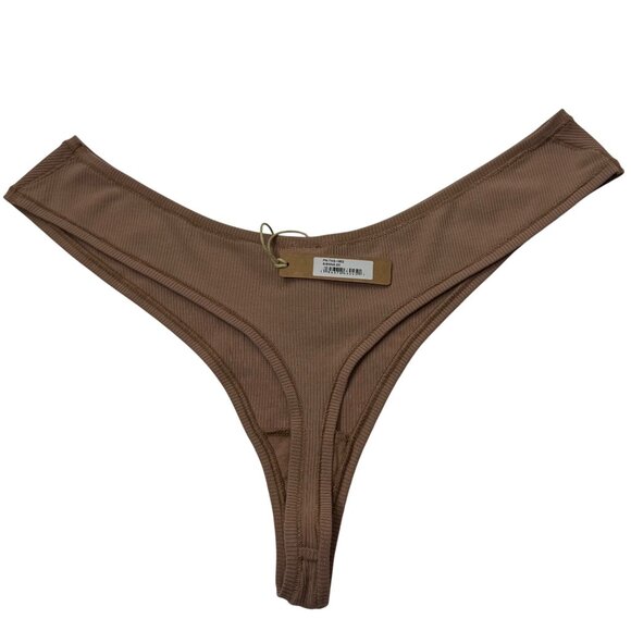 SKIMS Soft Lounge Dipped Thong Team USA Lot of 2 Navy Sienna 3X - Picture 4 of 9